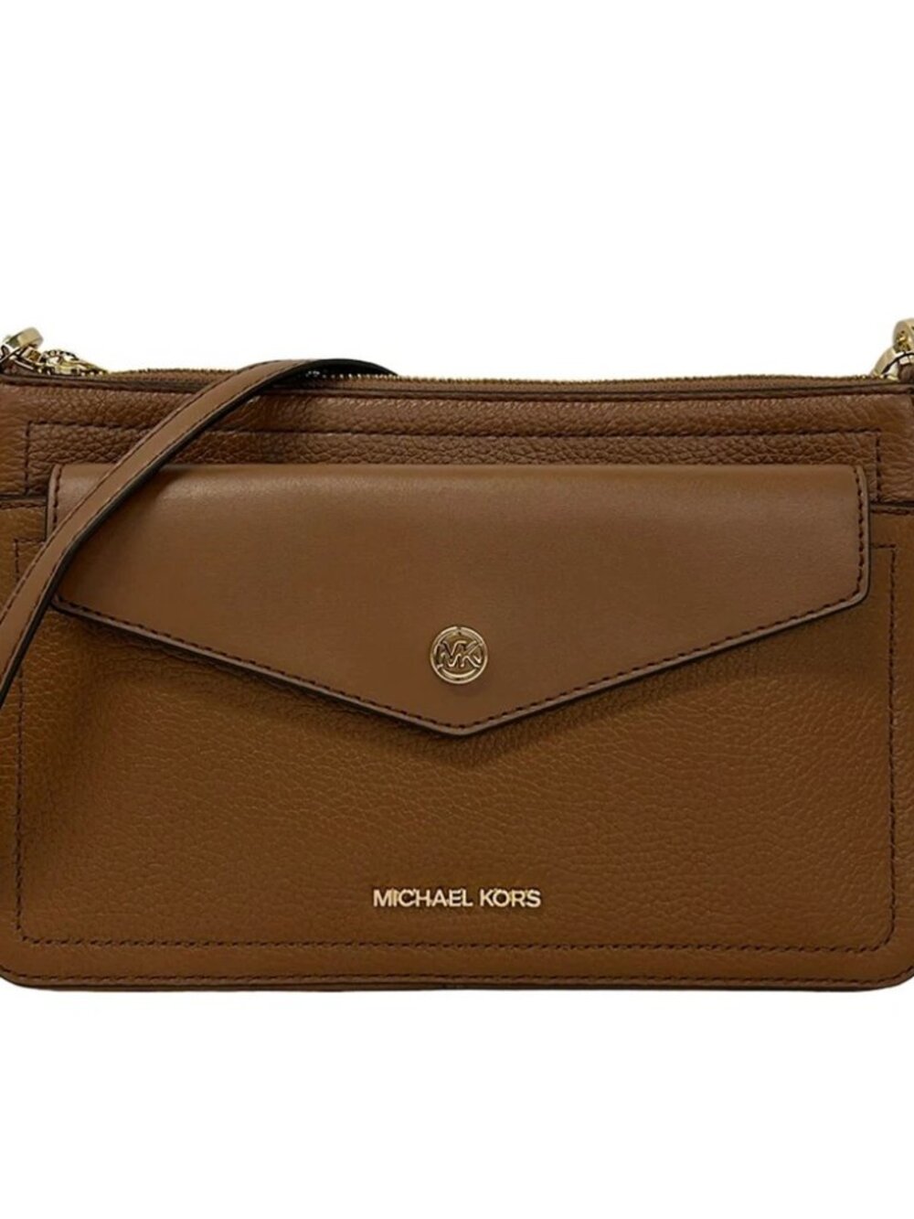 MICHAEL KORS Brown Leather Shoulder Bag